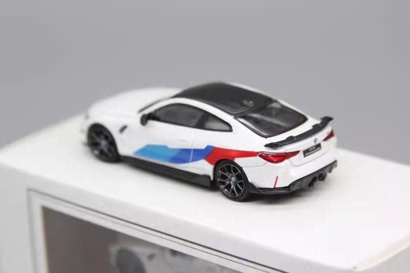 TimeMicro TM 1/64 - Dream Series BMW M4 painting Diecast Model Car - WHITE - MODEL CAR UKMODEL CAR#INNO64##TARMAC##diecast_model#