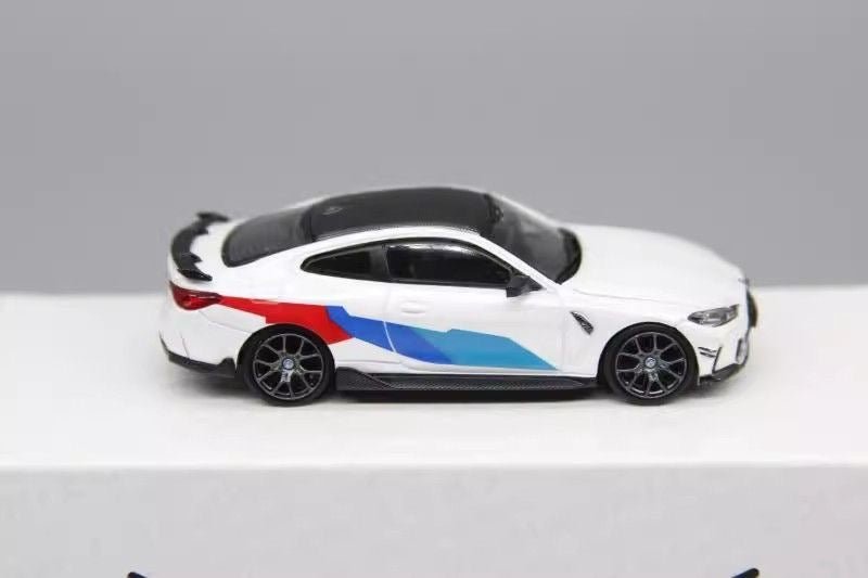 TimeMicro TM 1/64 - Dream Series BMW M4 painting Diecast Model Car - WHITE - MODEL CAR UKMODEL CAR#INNO64##TARMAC##diecast_model#