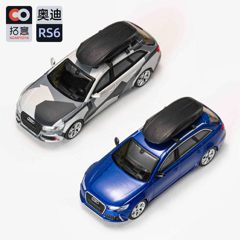 XCARTOYS - Pop Race - 1:64 Audi RS6 Avant C7 Diecast Car Model Toy Collection Toys - BLUE X1-03 - MODEL CARS UKMODEL CAR#INNO64##TARMAC##diecast_model#