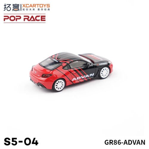 XCARTOYS - POP Race - 1:64 GR 86 ADVAN S5-04 - MODEL CAR UKMODEL CAR#INNO64##TARMAC##diecast_model#