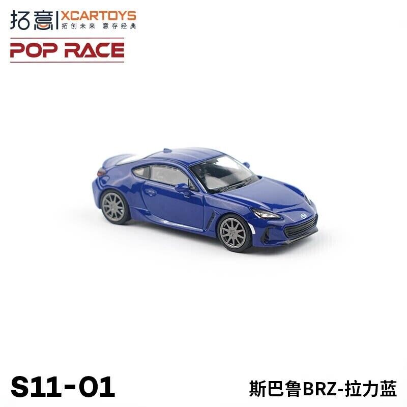 XCARTOYS Pop Race 1 64 SUBARU BRZ S11 01 BLUE MODEL CAR UK INNO64 TARMAC diecast model MODEL CARS UK